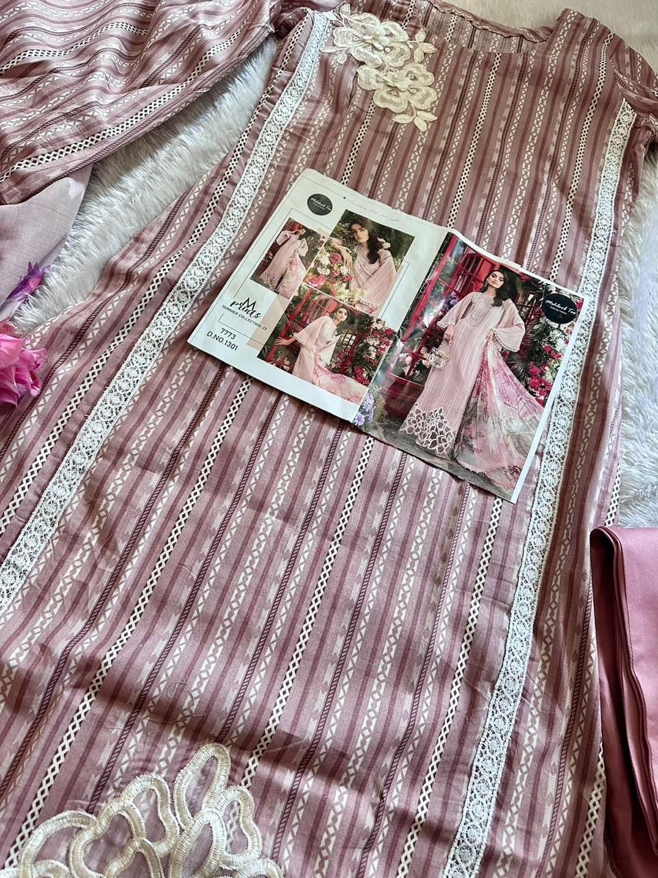 M print Spring Summer 22 By Mehboob 1301 And 1302 Pure Cotton Pakistani Suit Exporters in India